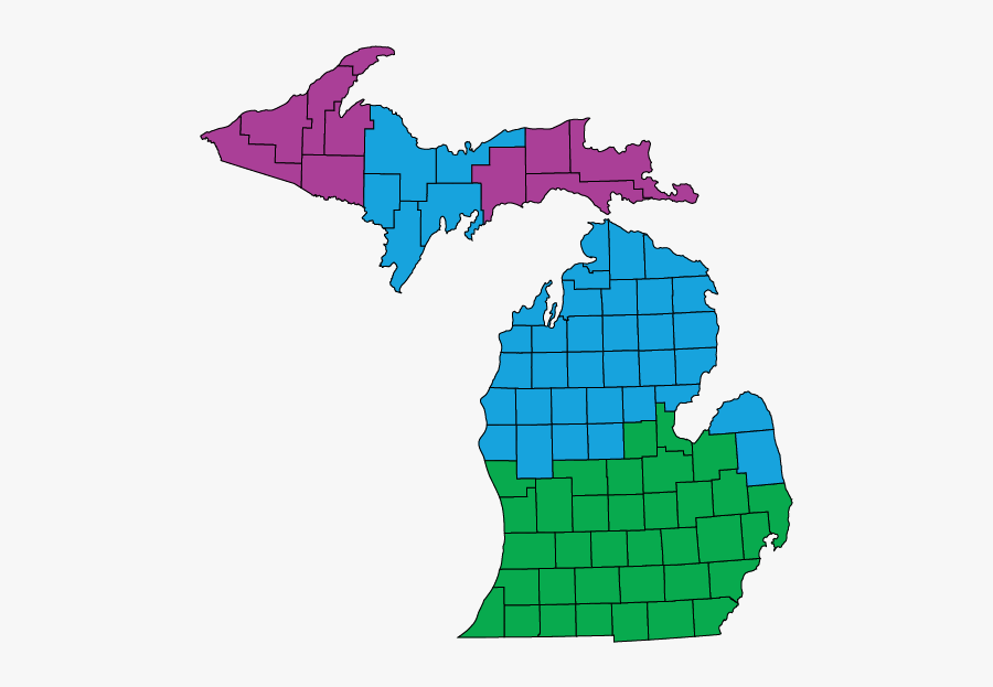 Michigan Climate Zones - Koppen Climate Classification Michigan, Transparent Clipart
