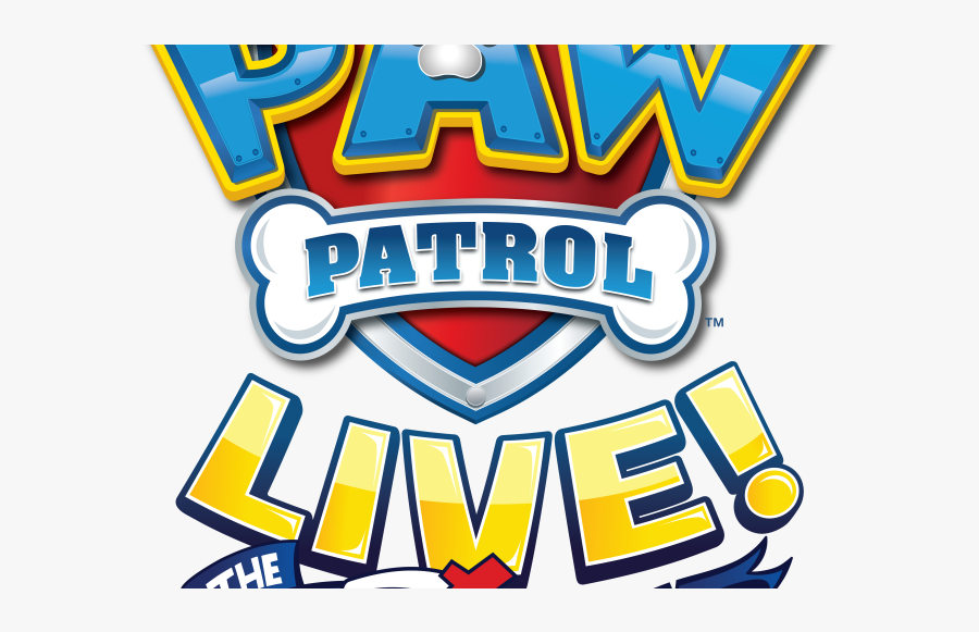 Transparent Paw Patrol Png Images - Paw Patrol Live The Great Pirate Adventure Logo, Transparent Clipart