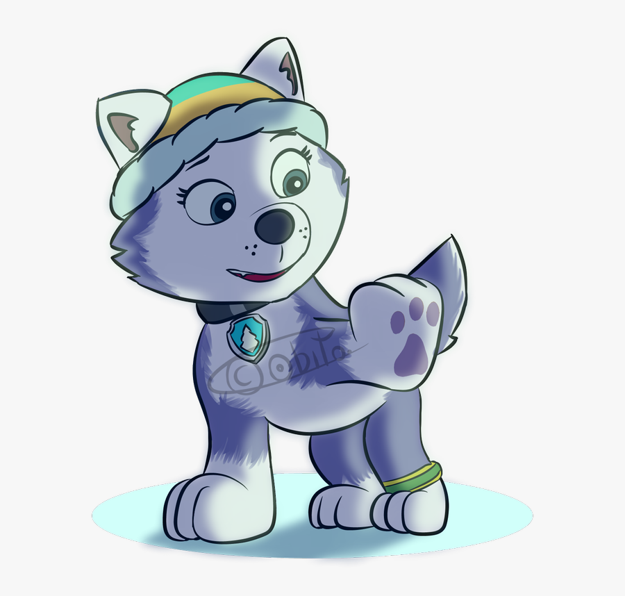 Transparent Paw Patrol Png Images - Paw Patrol Everest Fan Art, Transparent Clipart