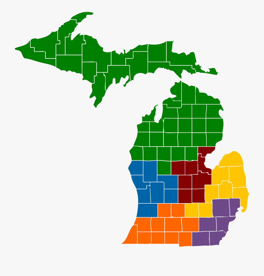 Florida Map Silhouette At Getdrawings - Michigan Map Png, Transparent Clipart