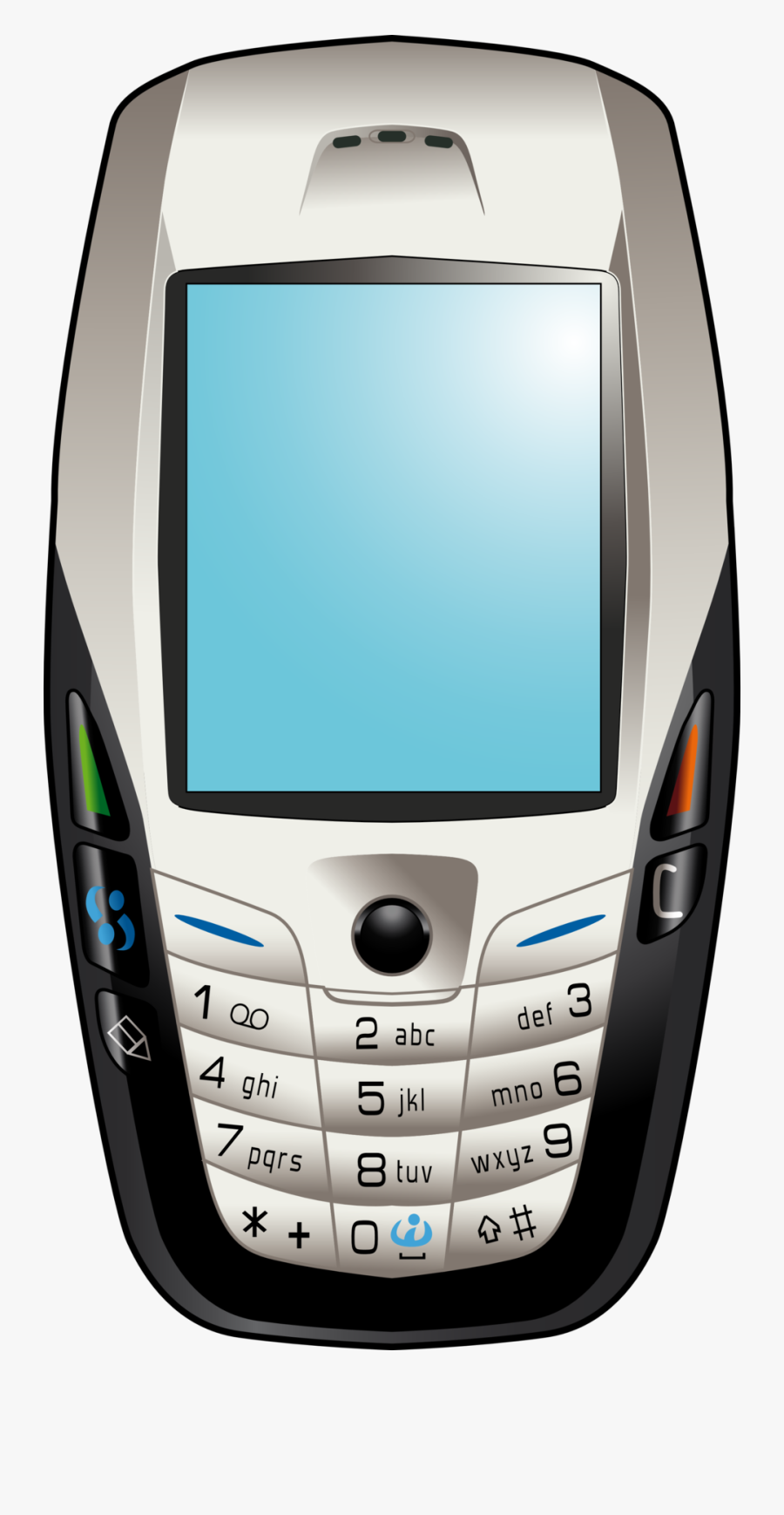 Cell - Phone - Clipart - Mobile Phone Clip Art, Transparent Clipart