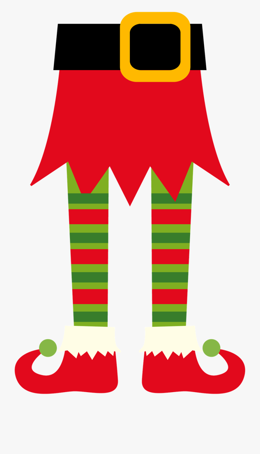 Christmas Elf Clip Art Clip Art - Christmas Elf Legs Clipart, Transparent Clipart