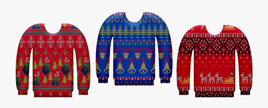 Ugly Christmas Sweater - Ugly Christmas Sweater Clipart Transparent Background, Transparent Clipart