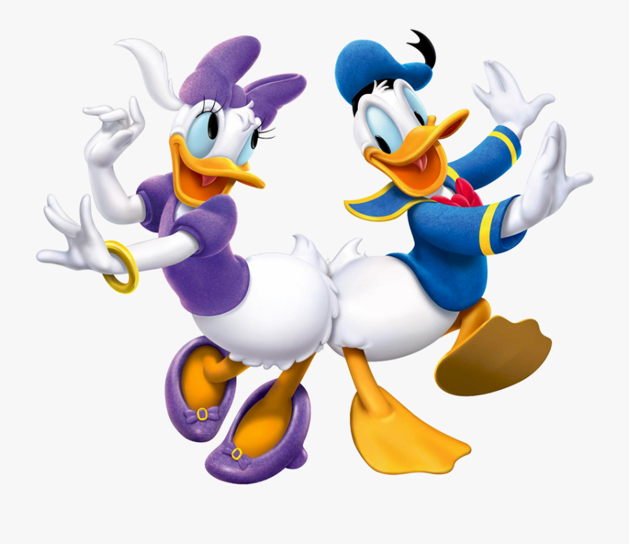Daisy And Donald Duck, Transparent Clipart
