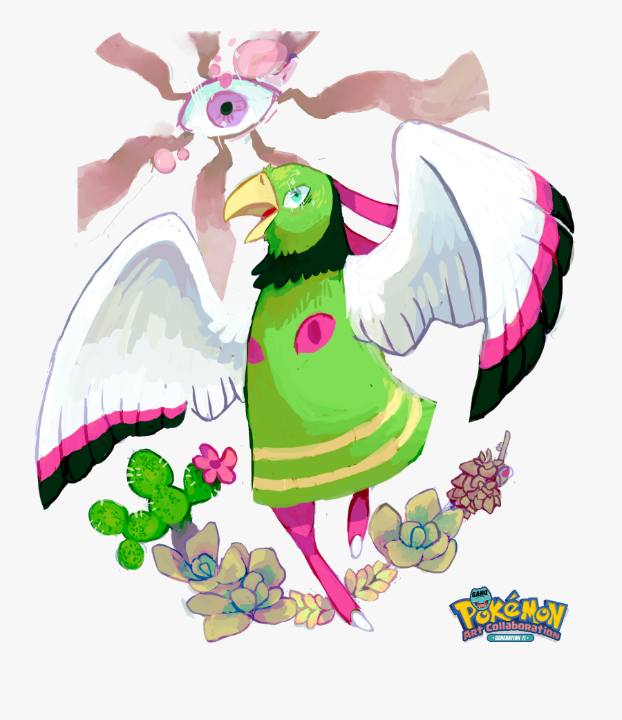 #178 Xatu Used Future Sight And Shadow Ball In The - Illustration, Transparent Clipart