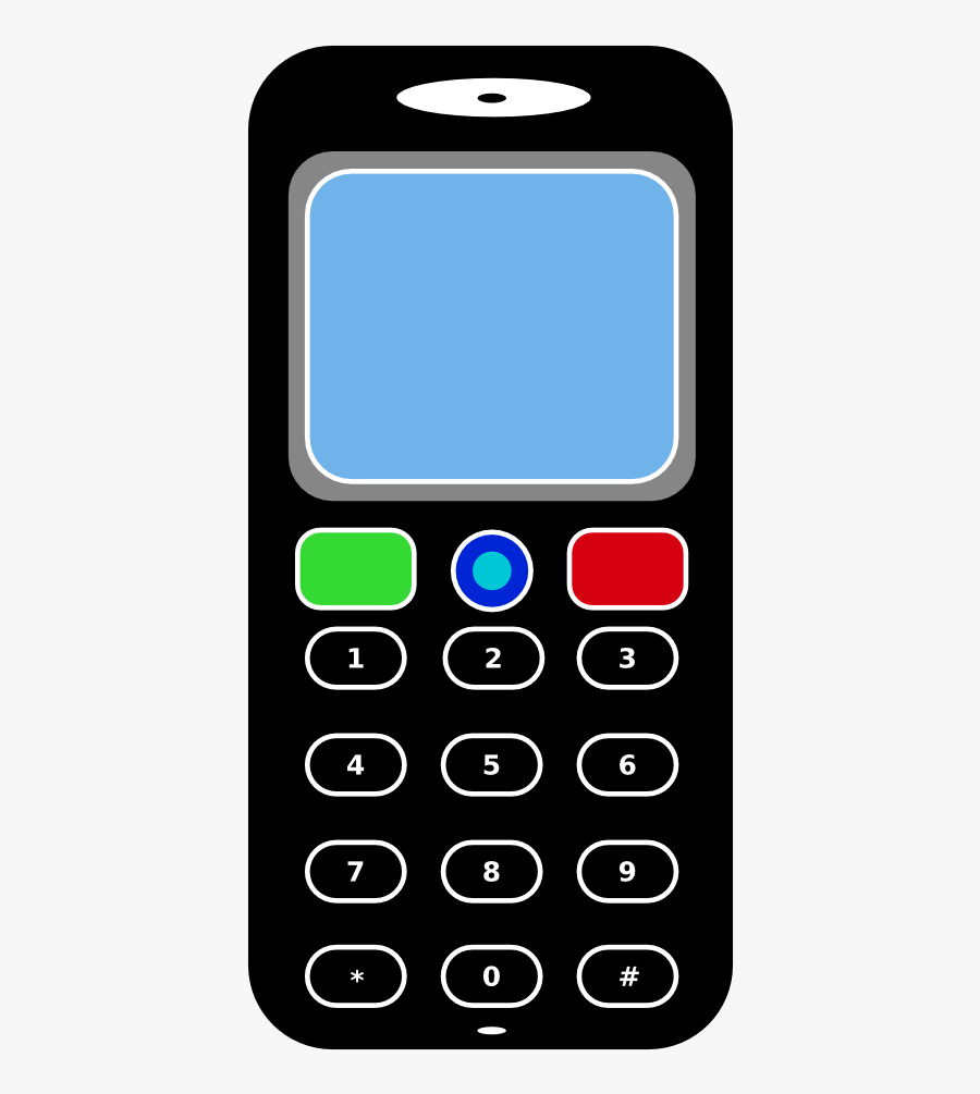 Clipart Mobile Phone - Mobile Phone Clipart, Transparent Clipart