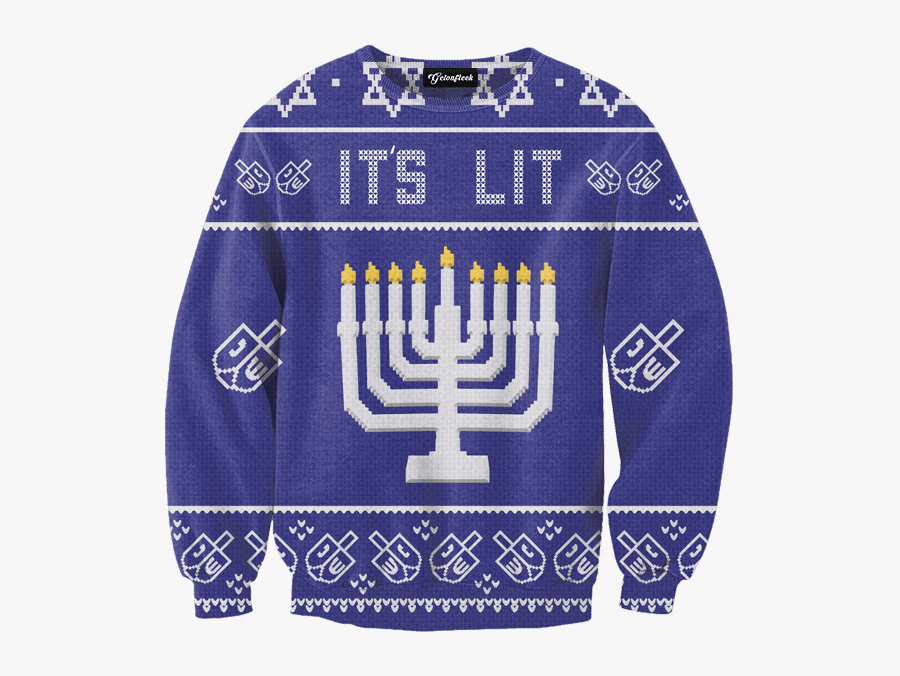 Christmas Sweater Png - Its Lit Romper, Transparent Clipart
