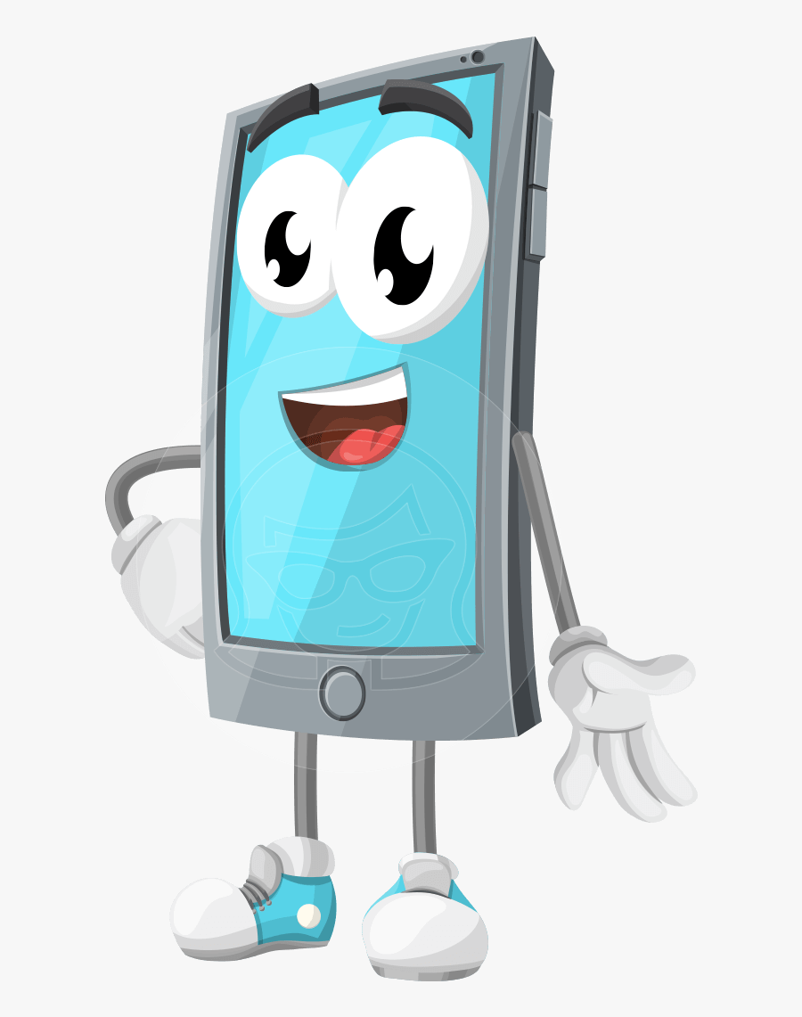 Smartphone Clipart Png Download - Smartphone Cartoon Png, Transparent Clipart
