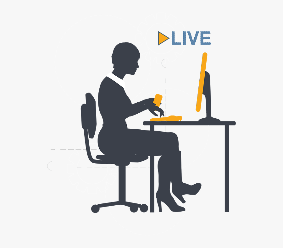 Future Of Leadership Robots Remote Working And - Accountant Black And White, Transparent Clipart