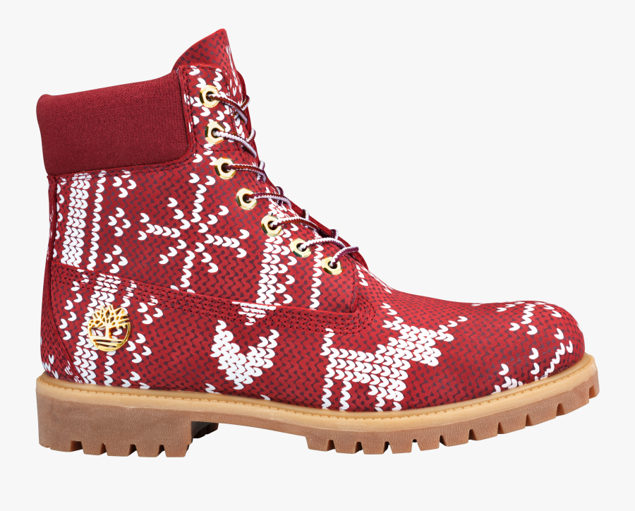 Christmas Is Near - Timberland Ugly Sweater Boots, Transparent Clipart