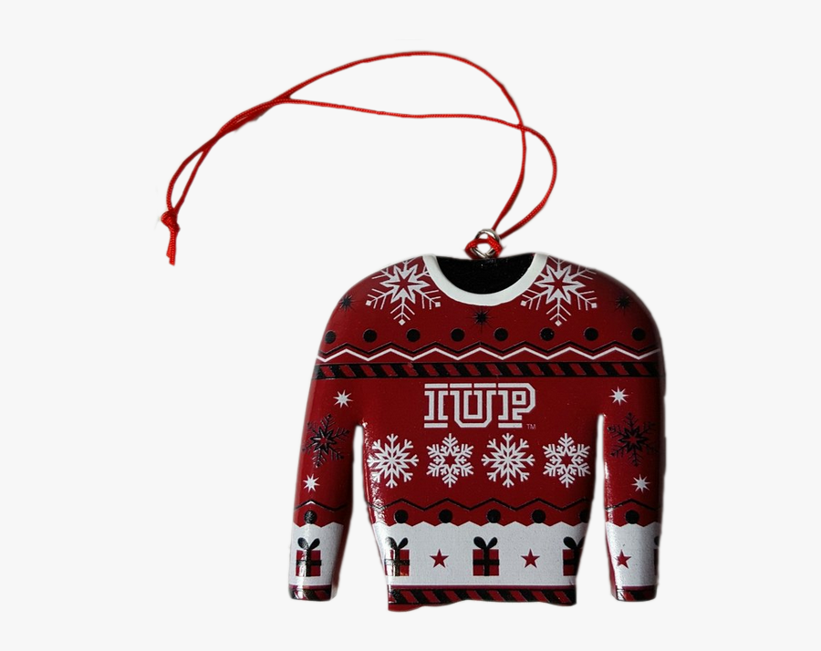 Ornament, Ugly Sweater, Classic Iup Logo - Sweater, Transparent Clipart