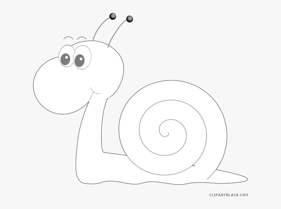 Snail Outline Animal Free - Snail, Transparent Clipart