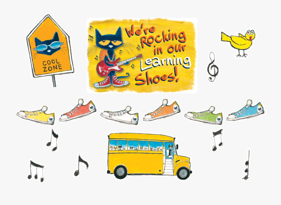 Clip Art We Re Rocking In - Edupress Pete The Cat We're Rocking In Our Learning, Transparent Clipart