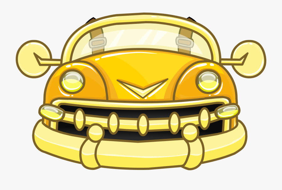 Future Car In Retro Style Png Clipart - Club Penguin Car Item, Transparent Clipart