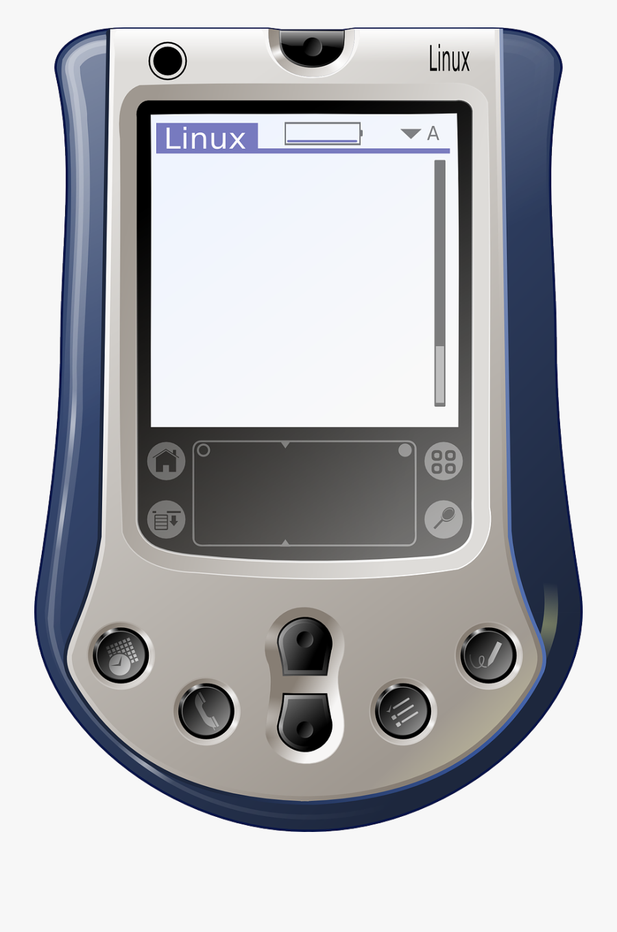 Palm Handheld Pda Free Picture - Personal Digital Assistant Png, Transparent Clipart
