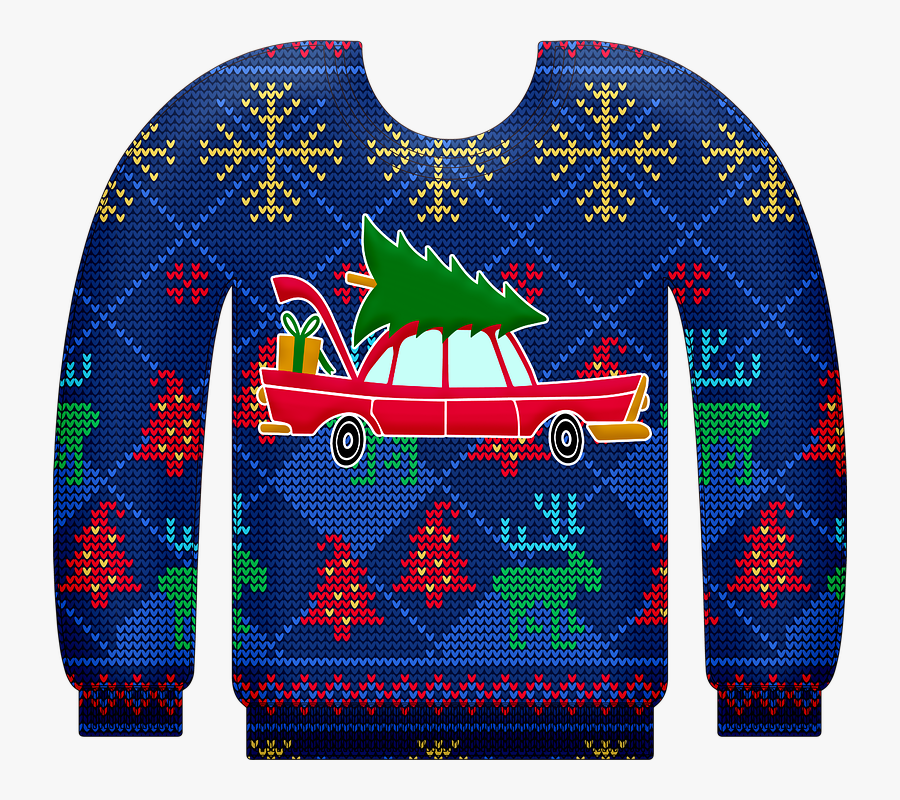 Ugly Sweater, Christmas Sweater, Funny, Cute, Christmas, Transparent Clipart