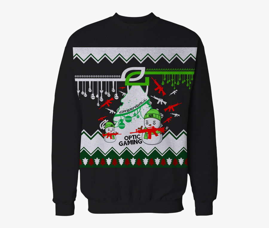 Optic Christmas Sweater, Transparent Clipart