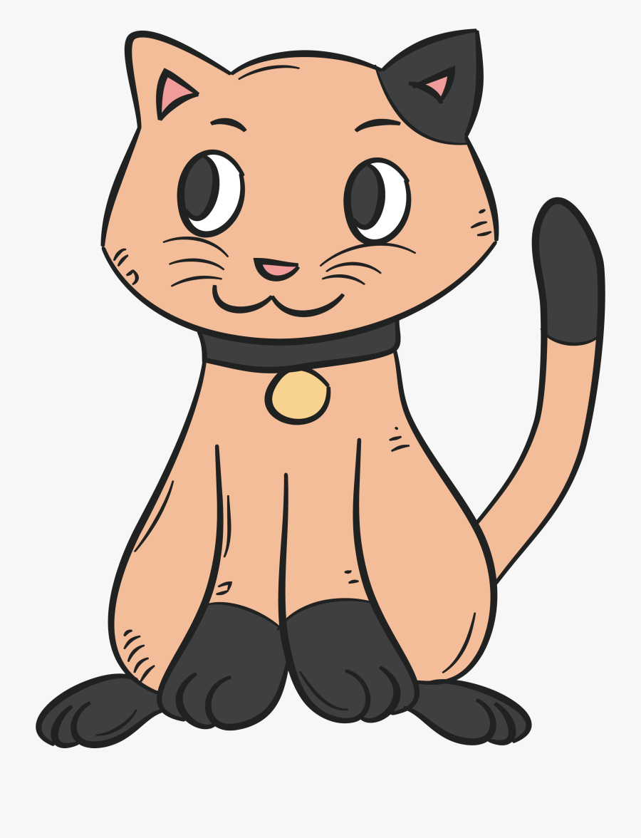 Clipart Cats And Kittens At Getdrawings - Cute Cat Vector Png, Transparent Clipart