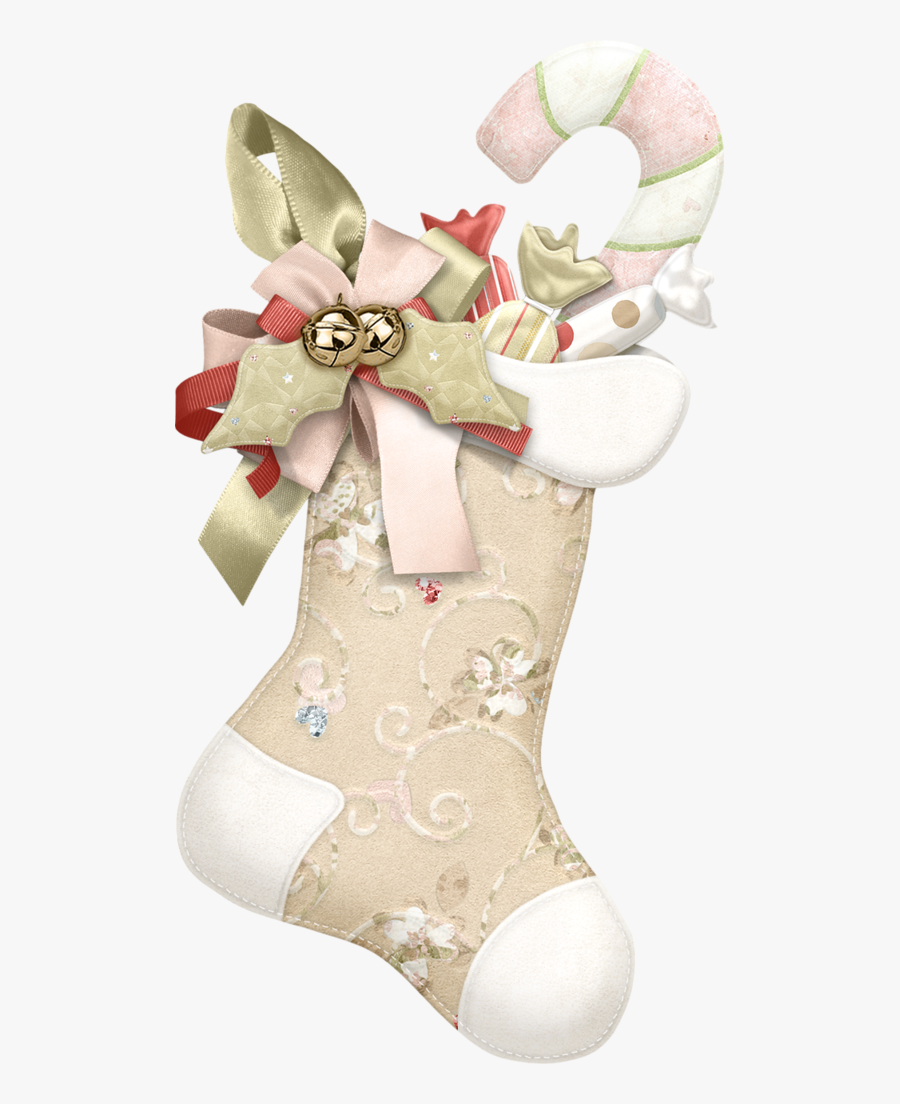 Transparent Christmas Stockings Clipart, Transparent Clipart