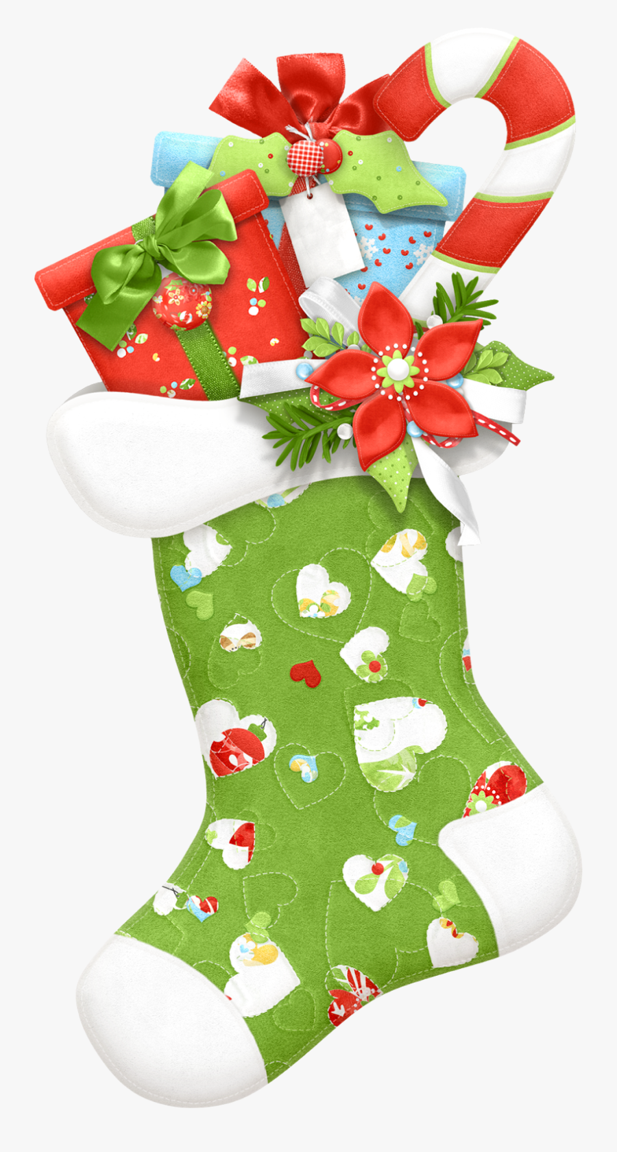 Christmas Stocking Clip Art - Christmas Stocking Clipart, Transparent Clipart