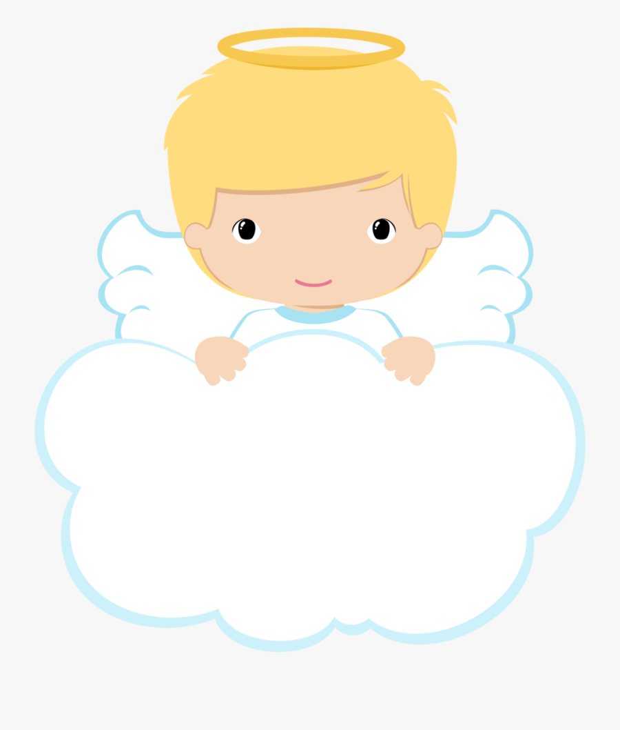 Transparent Baptism Clipart - Anjinho Loiro Batizado Png, Transparent Clipart