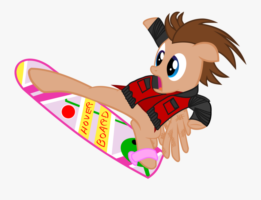 Marty Mcfly In The Future - Marty Mcfly, Transparent Clipart