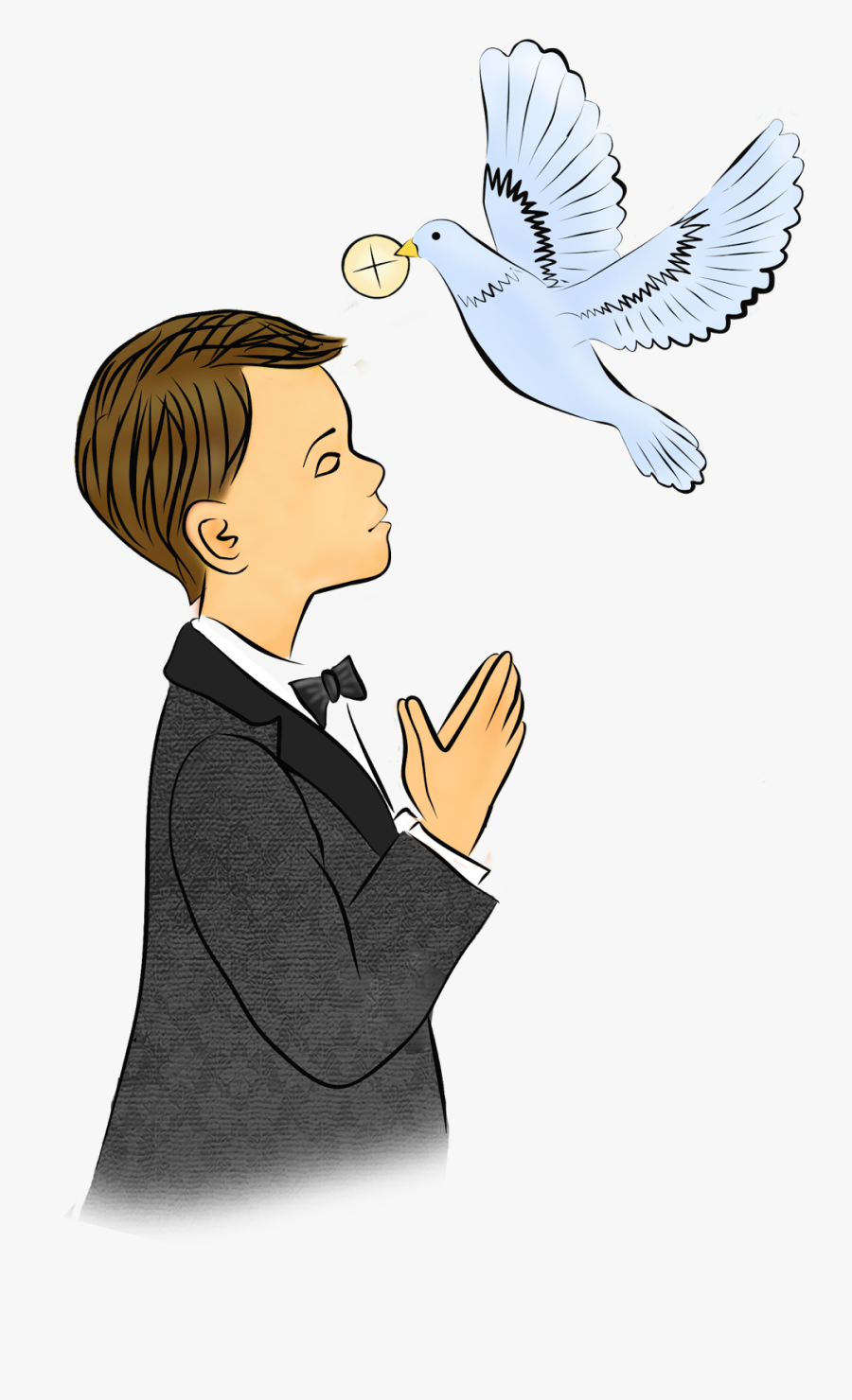 Prima Comunione Kartki - Holy Communion Boy Clipart, Transparent Clipart