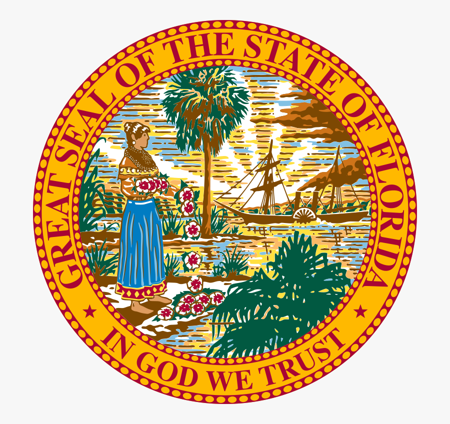 Florida Seal, Transparent Clipart