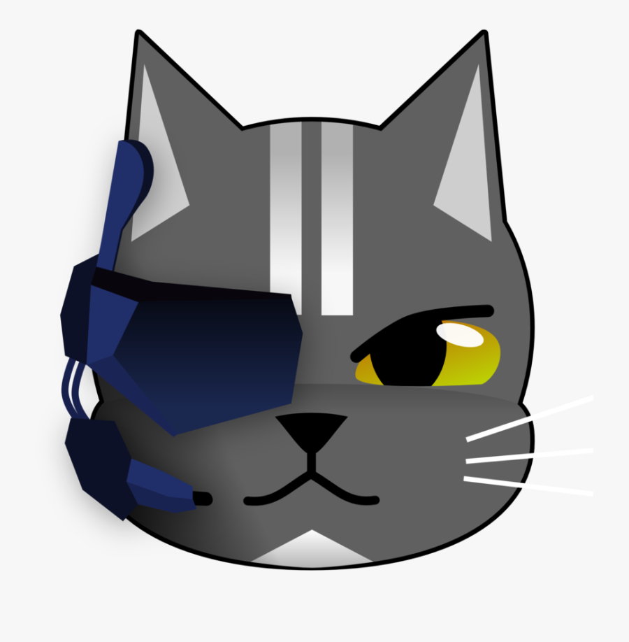 Transparent Pete The Cat Clipart - Cat With Spy Glasses, Transparent Clipart