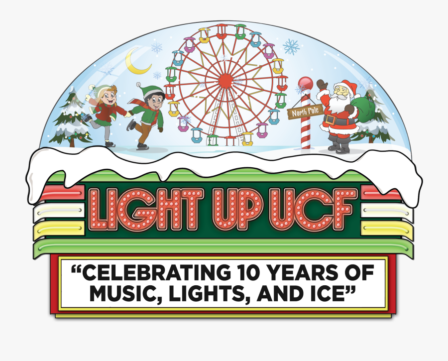 Central Florida"s Ultimate Winter Wonderland Light - Light Up Ucf, Transparent Clipart