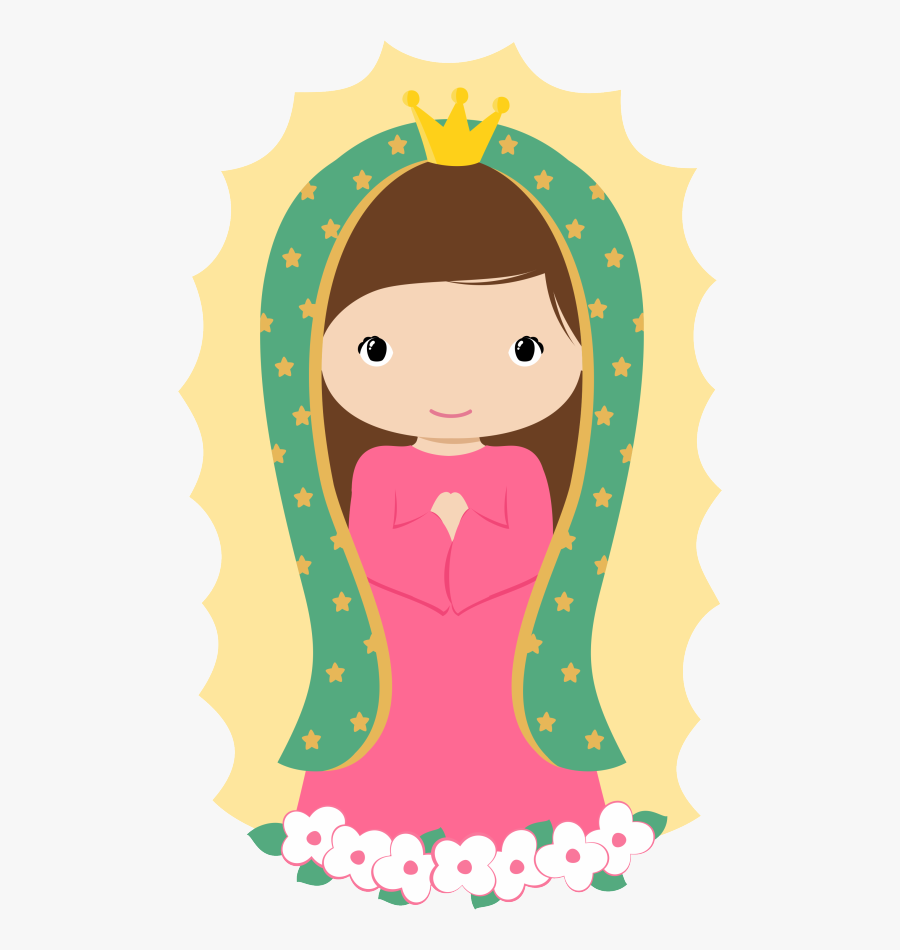 Lady Of Guadalupe Cartoon, Transparent Clipart
