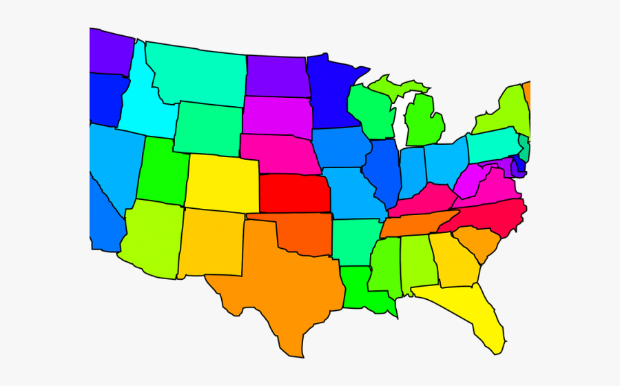 Florida Clipart Map - Electrician Salary By State, Transparent Clipart