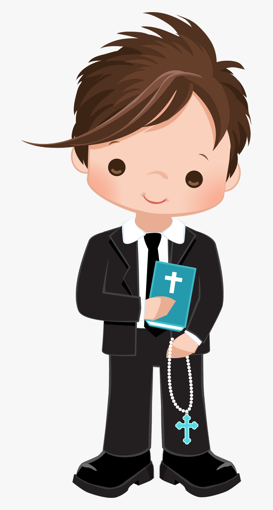 Primera Comunion Ni%c3%b1os %281%29 - Boy First Communion Clipart, Transparent Clipart
