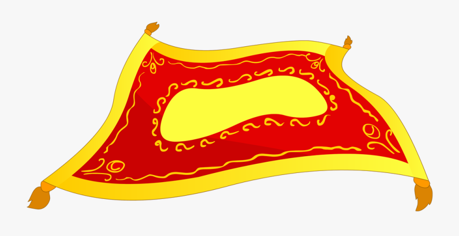Aladdin Carpet Clipart - Aladdin Flying Carpet Cartoon, Transparent Clipart