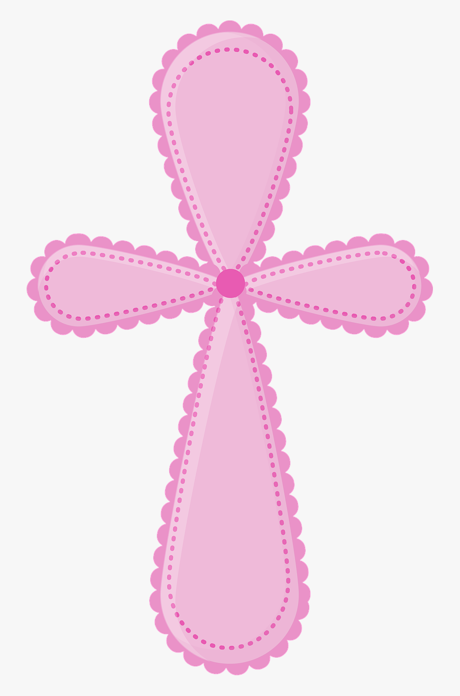 Cruz Baptized Communion - Cruz Rosa Para Primera Comunion, Transparent Clipart