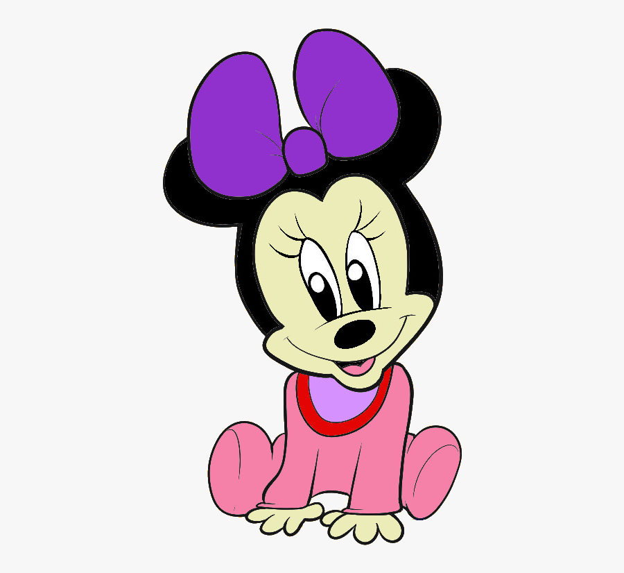 Transparent Rug Clipart - Baby Minnie Mouse Characters, Transparent Clipart