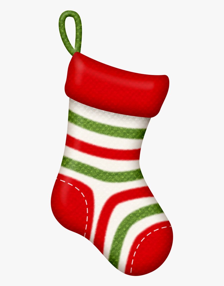 Christmas Stocking Clipart, Transparent Clipart