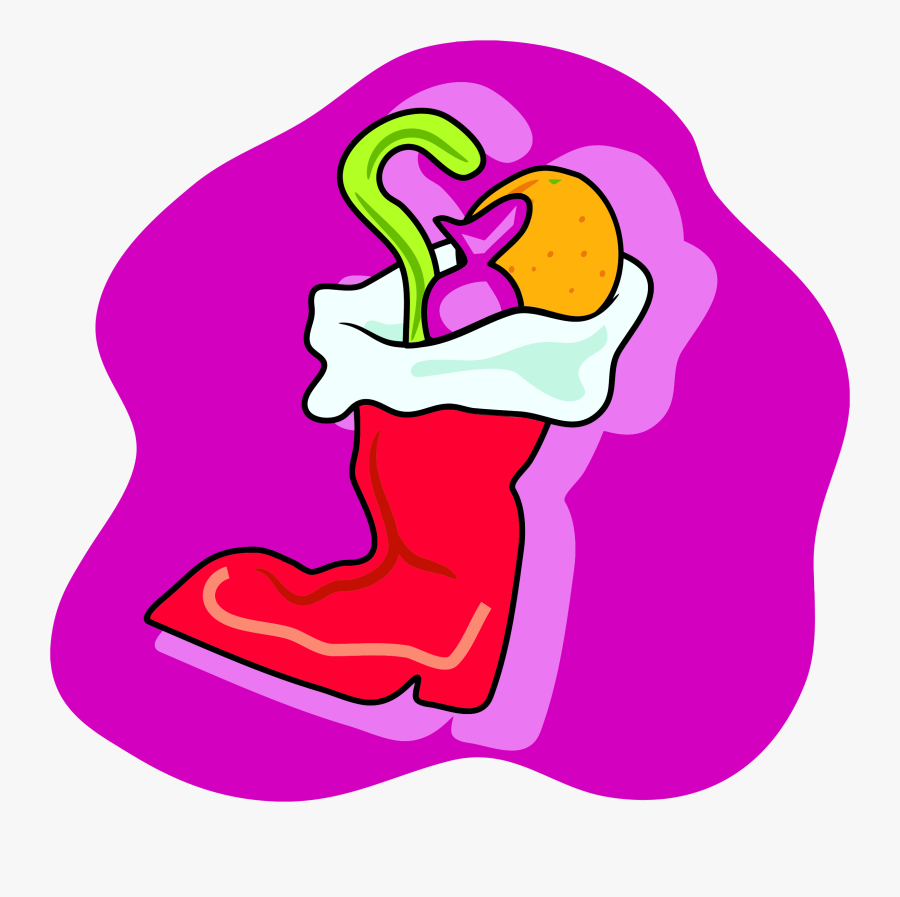 Christmas Stocking, Transparent Clipart