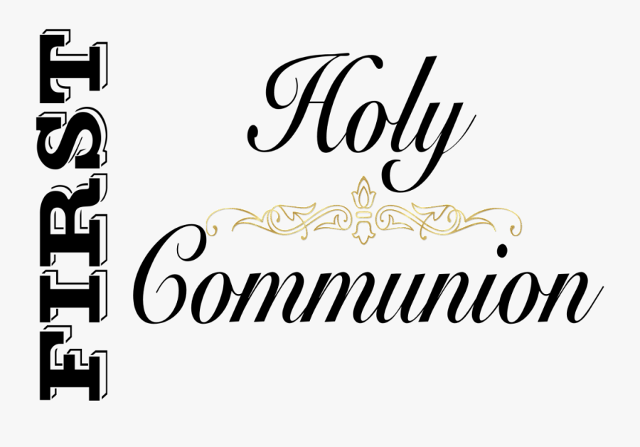 First Holy Communion Clipart - 1st Holy Communion Logo, Transparent Clipart