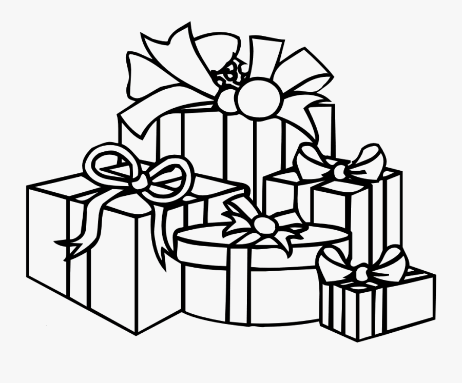 Impressive Decoration Christmas Printable Coloring - Christmas Present Colouring Pages, Transparent Clipart