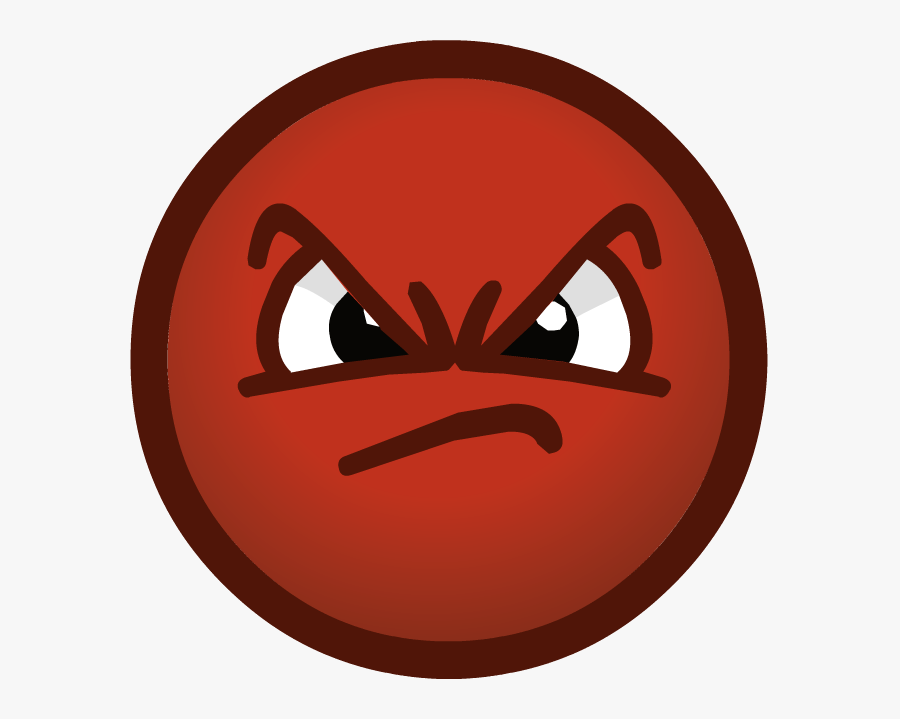 Annoyed Face Angry Symbol Sample 5 Emotion Mad Face - Sad Mood Status, Transparent Clipart