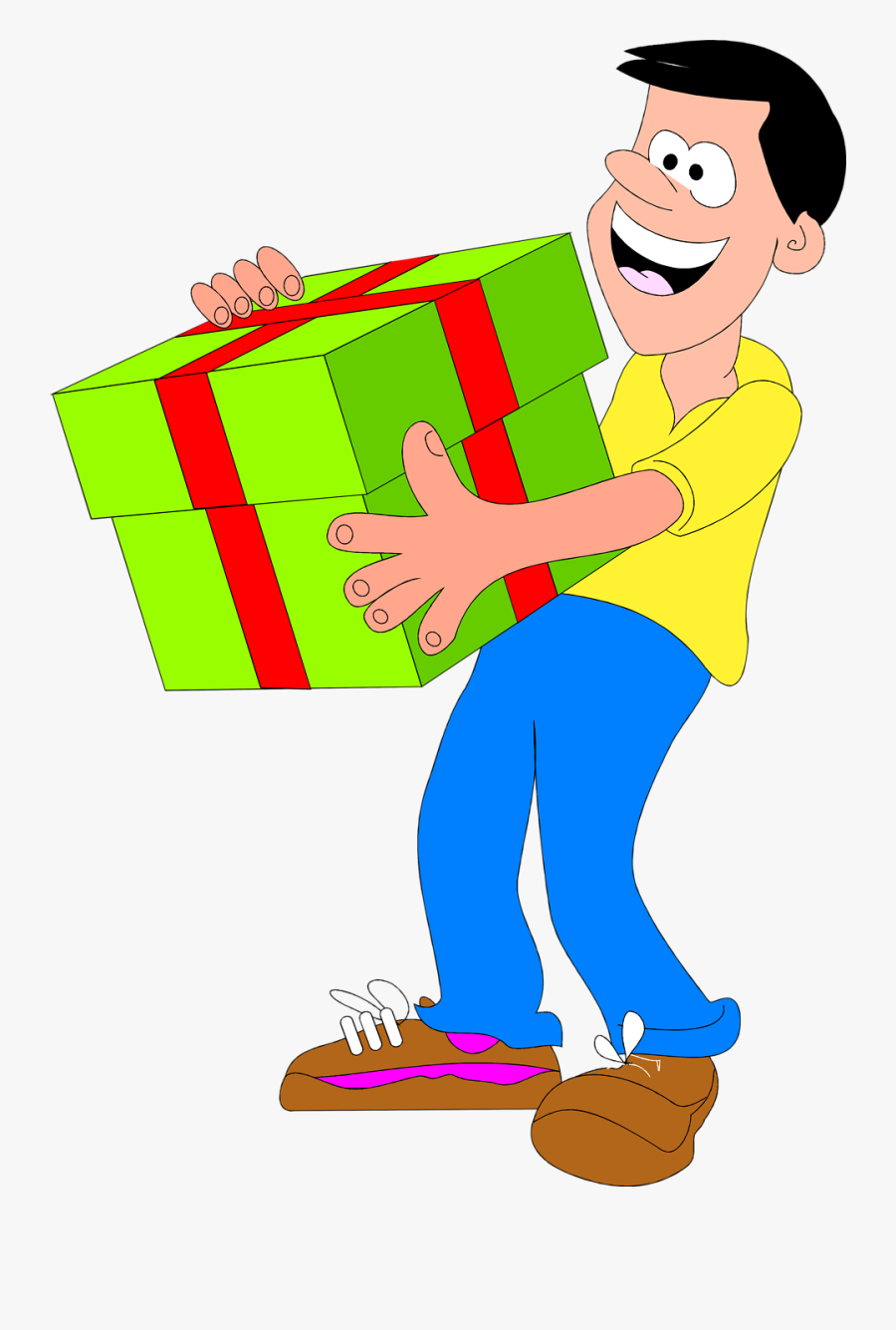 Gift Clipart Big Present - Get A Present Clipart, Transparent Clipart