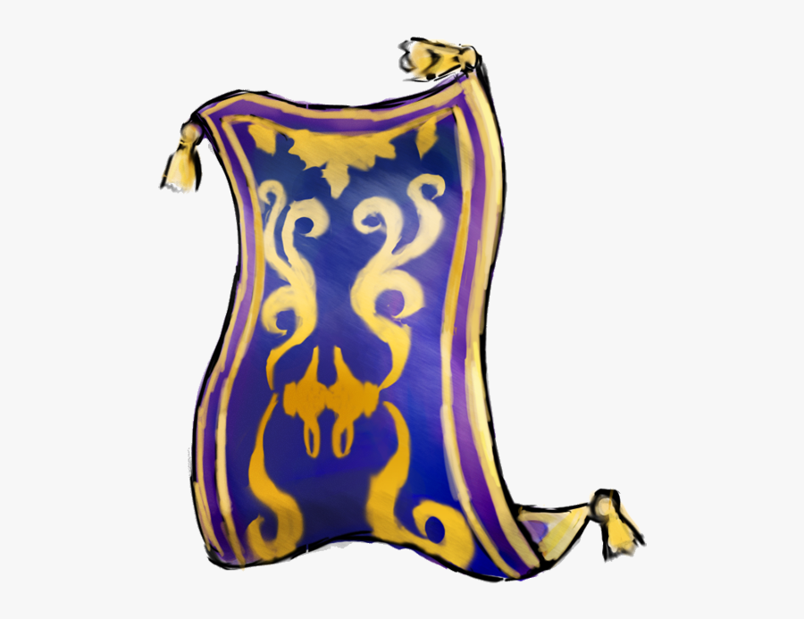 Png Library Download Rug Drawing Simple - Draw A Magic Carpet, Transparent Clipart