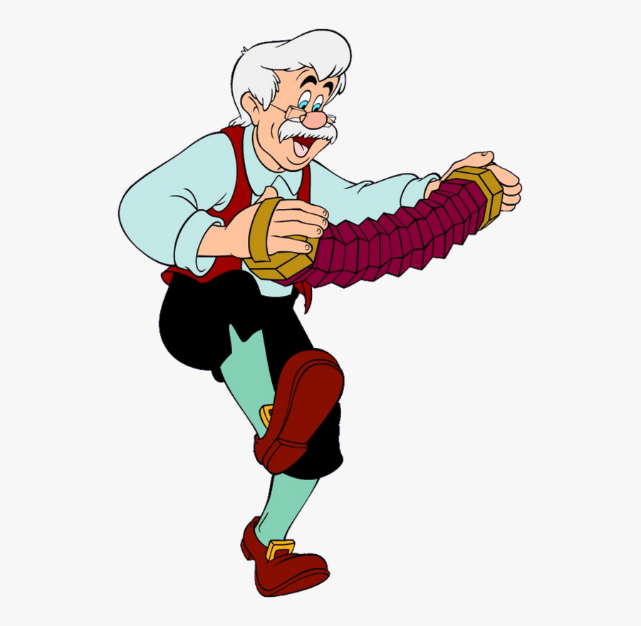 Characters Clipart President - Geppetto Pinocchio, Transparent Clipart