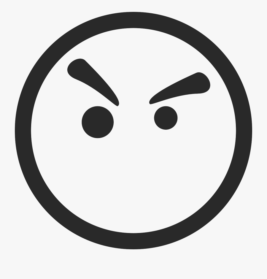 Angry Face Clipart - 2 Pm Clock Icon, Transparent Clipart