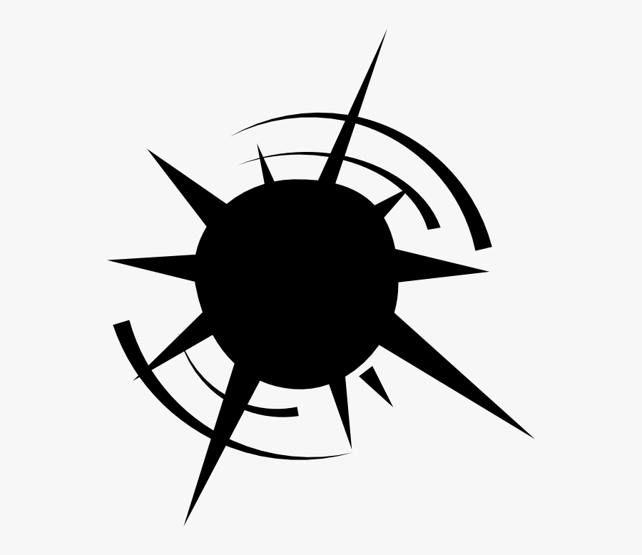 Clip Art Set Eps Svg Png - Bullet Hole Vector Png, Transparent Clipart