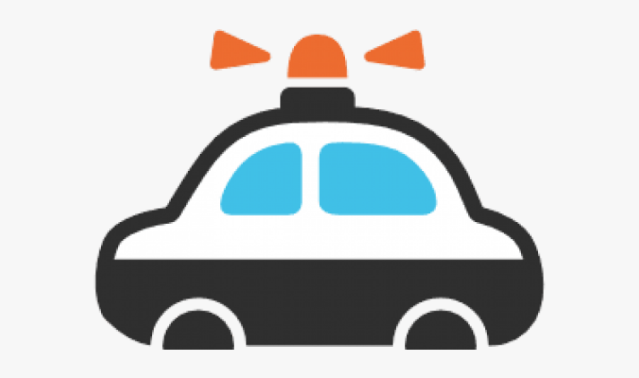 Bullet Clipart Emoji - Police Car, Transparent Clipart