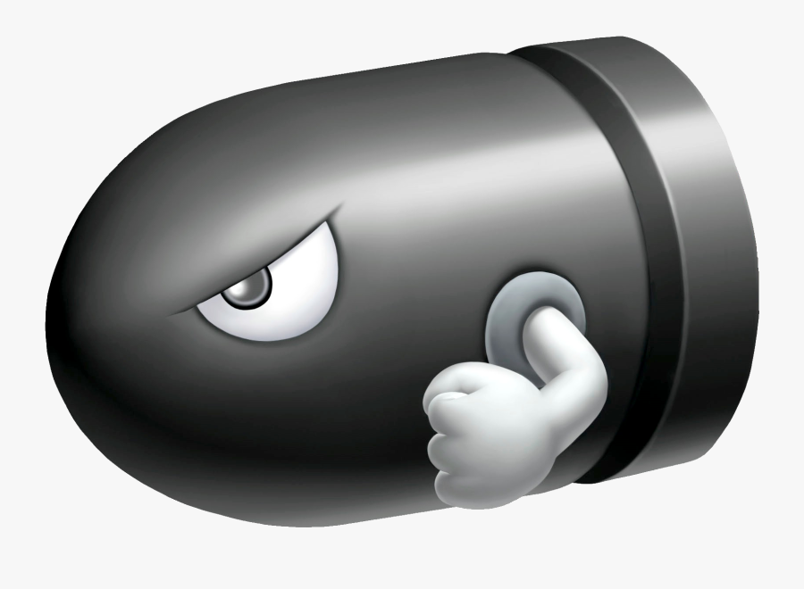 Image Bill Super D - Bullet Off Mario Kart, Transparent Clipart