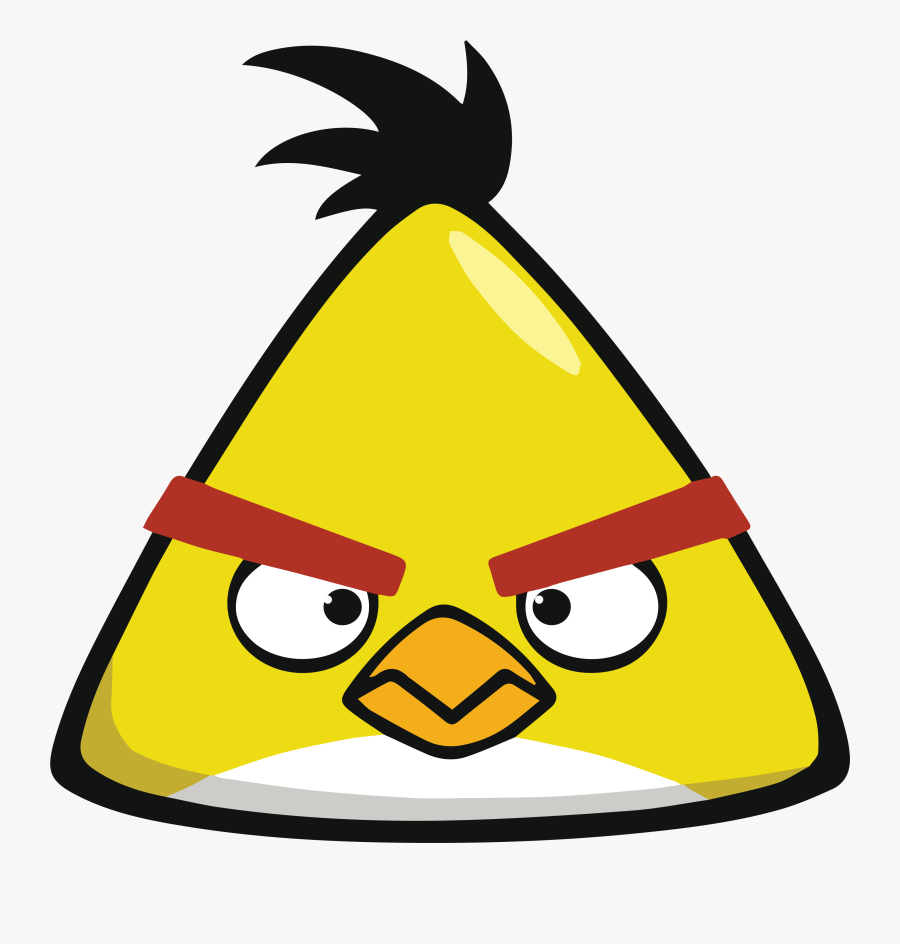 Angry Birds Clipart Png Collection - Chuck Angry Birds Game, Transparent Clipart