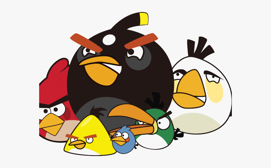 Transparent Angry Clipart - Angry Bird Clipart Png, Transparent Clipart